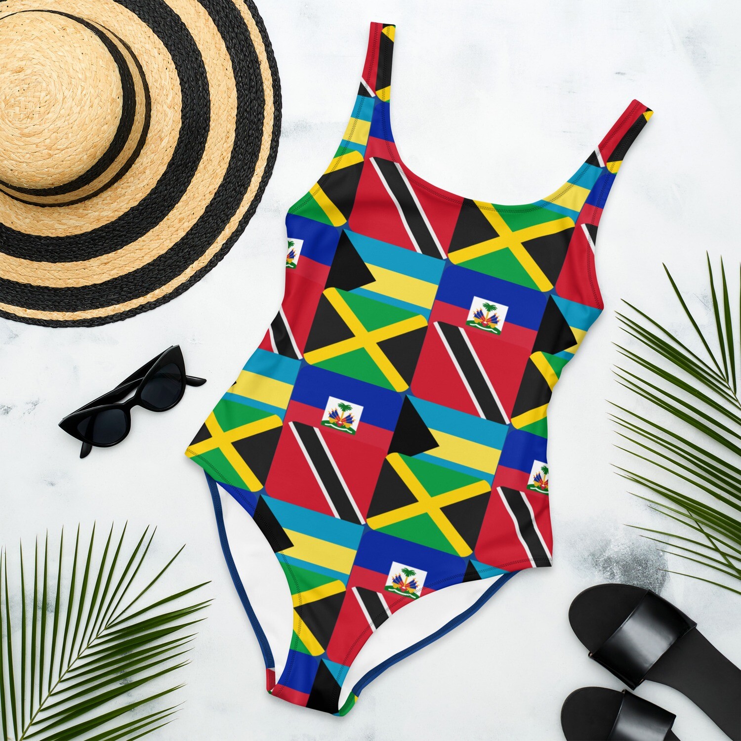 Flag One-Piece Swimsuit