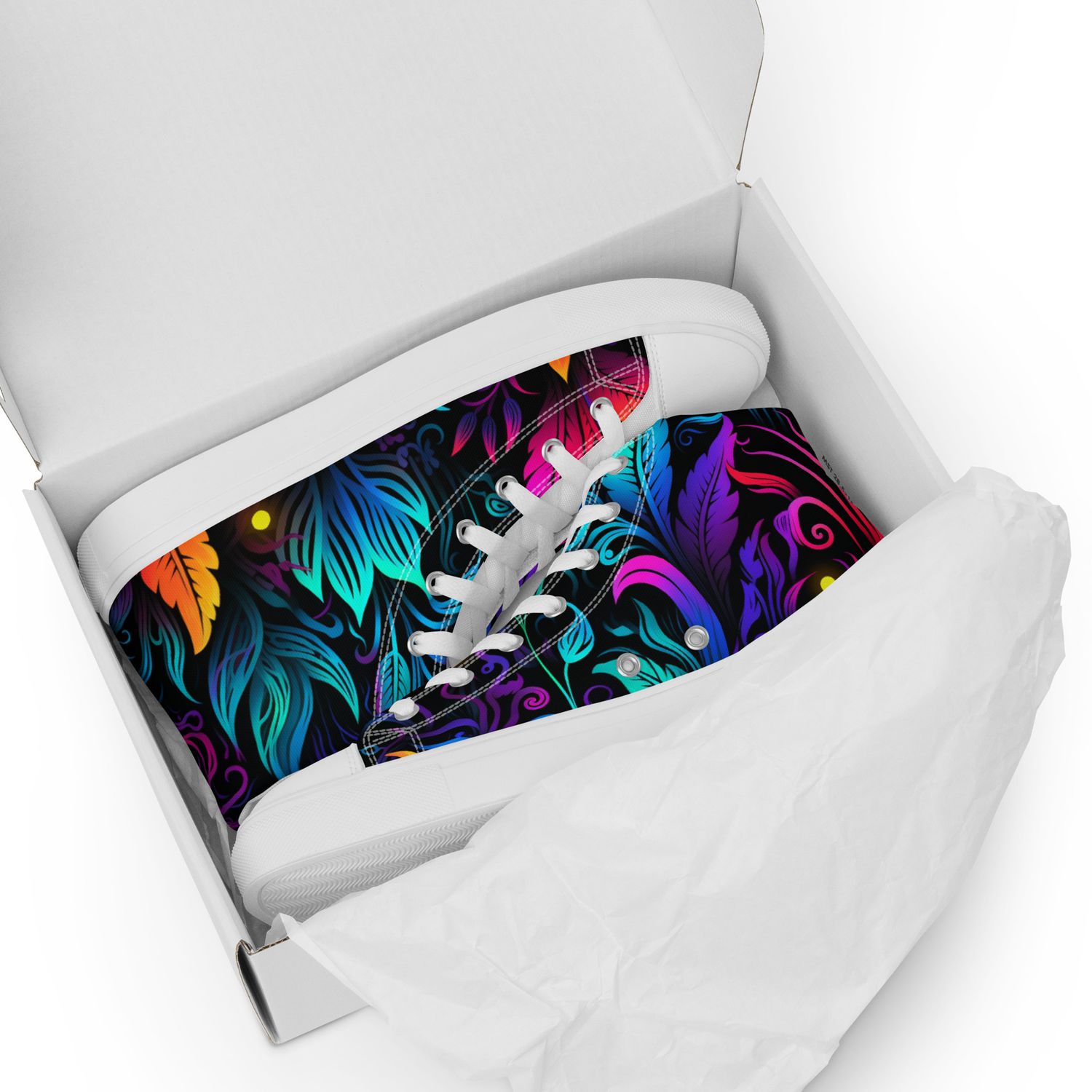 Electric Garden High-Top Sneakers