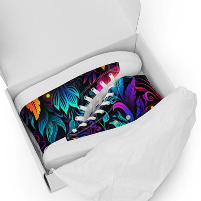Electric Garden High-Top Sneakers