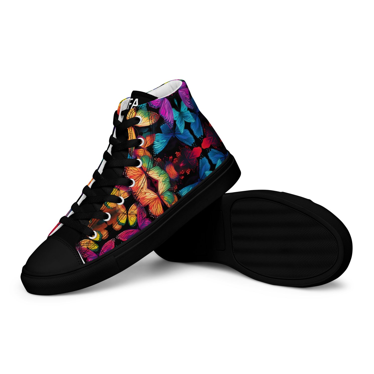 Butterfly High-Top Sneakers