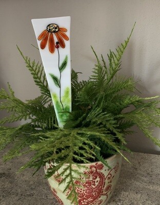 Plant Stake (cone flower w/ladybug)