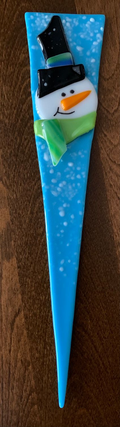 Plant Stake Snowman