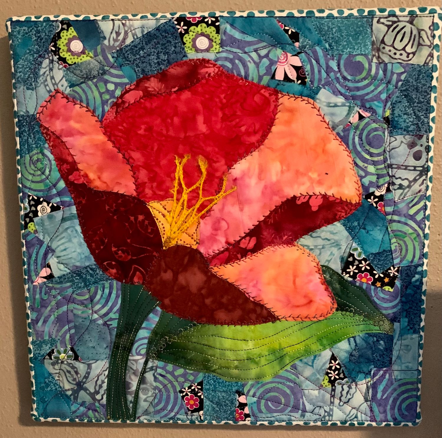 Tulip Quilted Wall Art