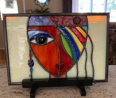 Free Standing Glass Art