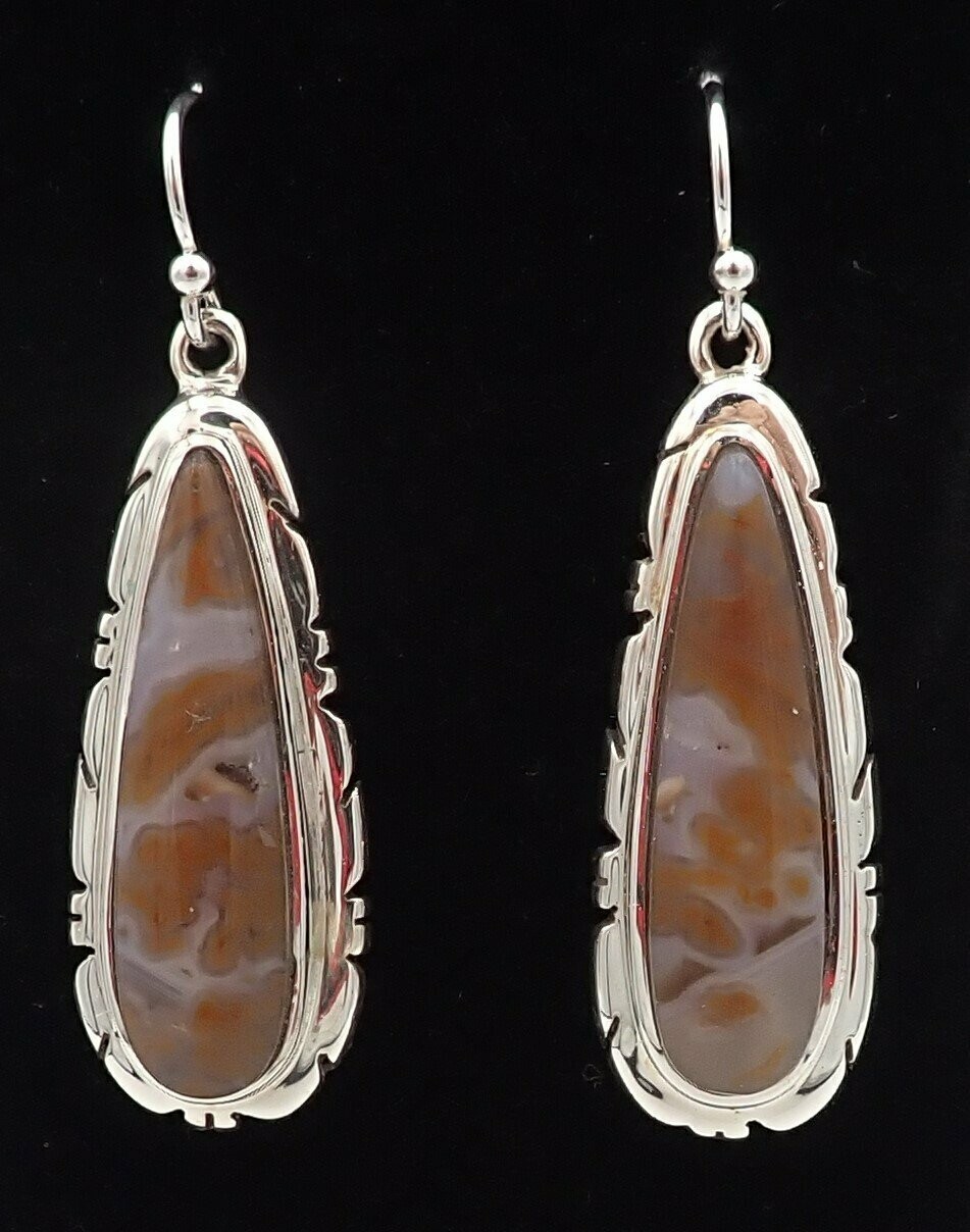 Bull Canyon Agate Earrings