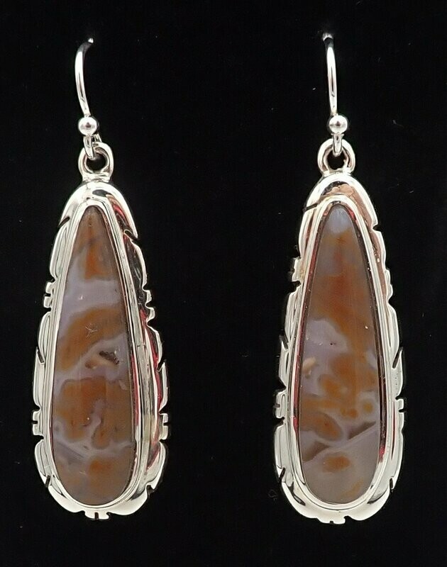Bull Canyon Agate Earrings
