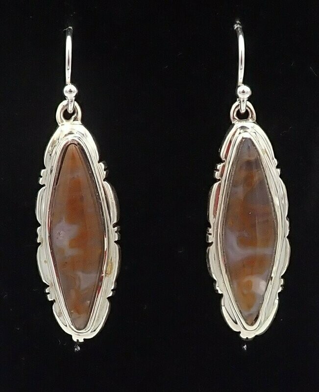 Bull Canyon Agate Earrings