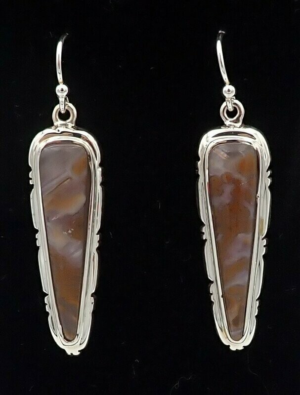 Bull Canyon Agate Earrings