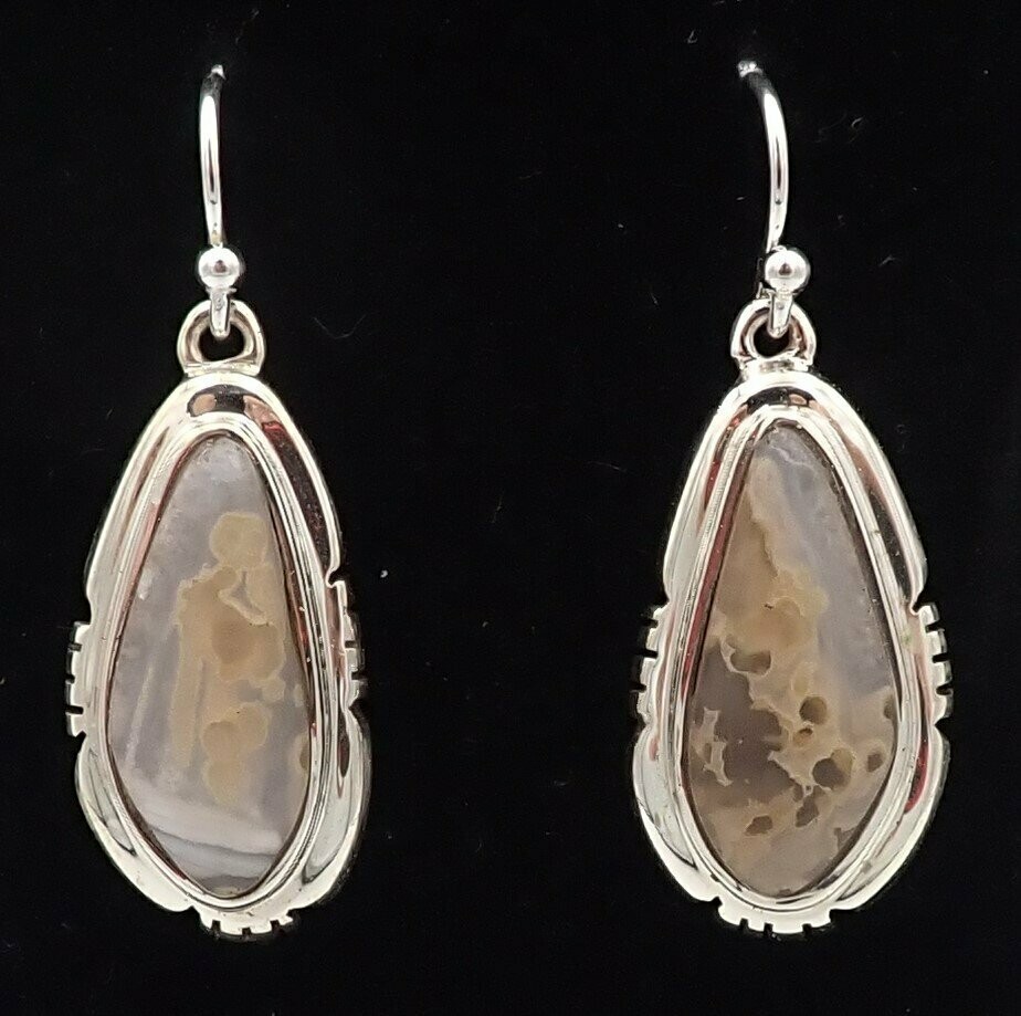 Bull Canyon Agate Earrings