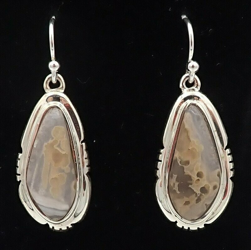 Bull Canyon Agate Earrings