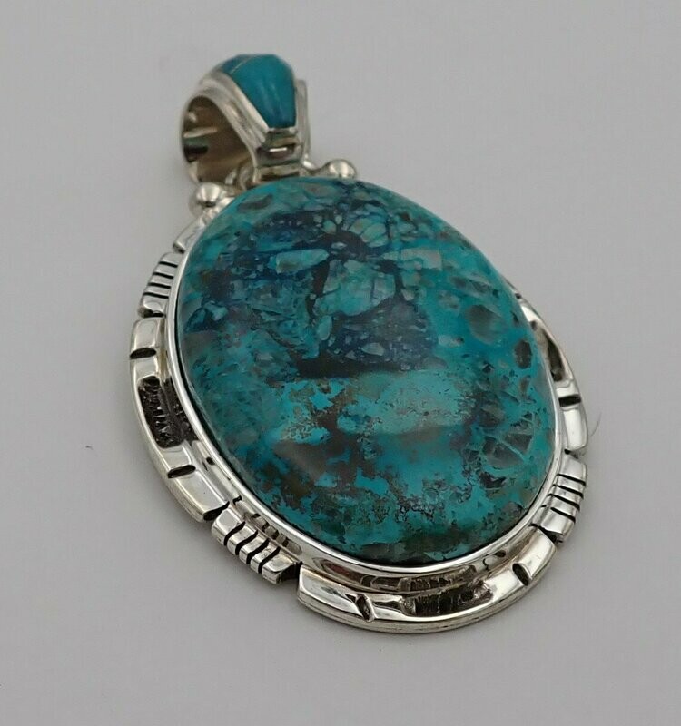 Turquoise/Chrysocolla Pendant