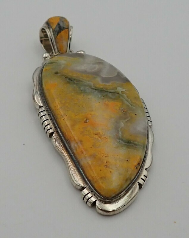 Bumble Bee Jasper Pendant