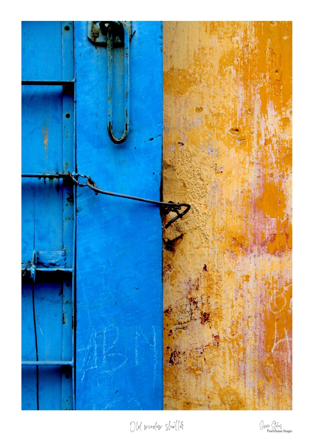 Old window shutter