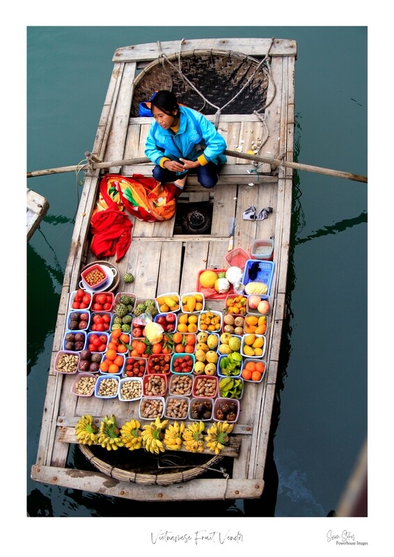 Vietnamese Fruit Vendor