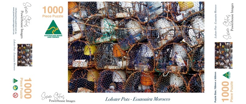 Lobster Pots - Essaouira Morocco - Jigsaw