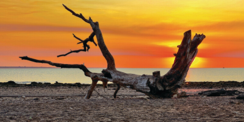 Darwin Beach Sunset - SAND FREE Beach Towel