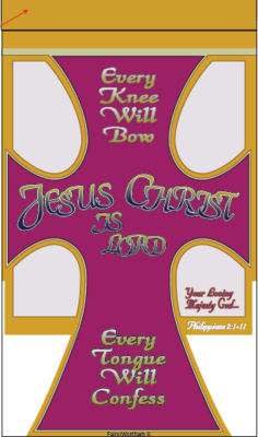EVERY KNEE WILL BOW-EVERY TONGUE WILL CONFESS -JESUS IS LORD(FOR SPECIAL ORDERS CALL)