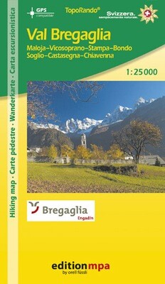 Cartina geografica Bregaglia 1:25'000 NF-029
