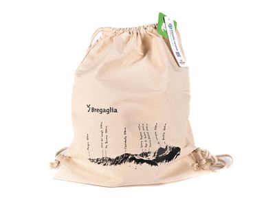 Zainetto in cotone con rilievo montagne NF-068
