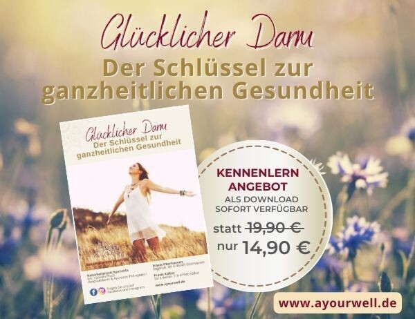 E-Book: Glücklicher Darm! Der Schlüssel zur
ganzheitlichen Gesundheit E-Book: Glücklicher Darm! Der Schlüssel zur
ganzheitlichen Gesundheit