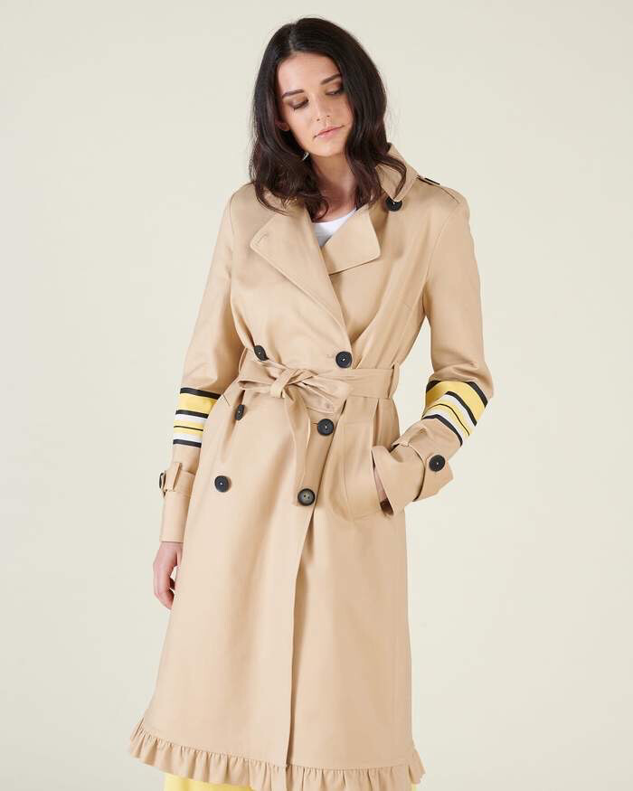 Beige Trench Coat