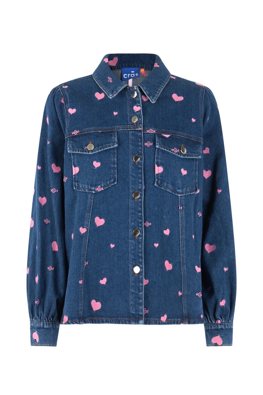 Denim Loveheart Shirt/Jacket