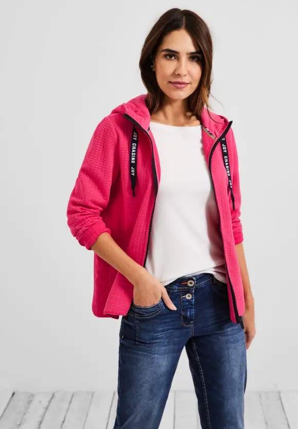 CECIL Fresh Pink Sweatjacket