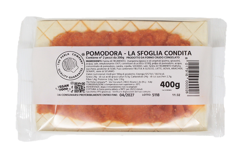 Pomodora la sfoglia condita cruda (pacchetto da 2 pezzi da 200g)