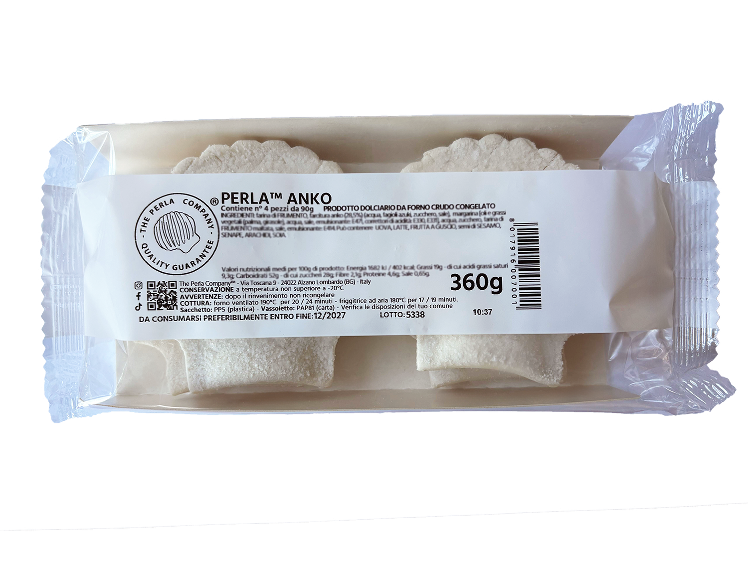 Confezione 4 pz sfoglie crude