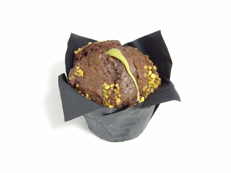 Muffin Dubai (cioccolato e pistacchio)