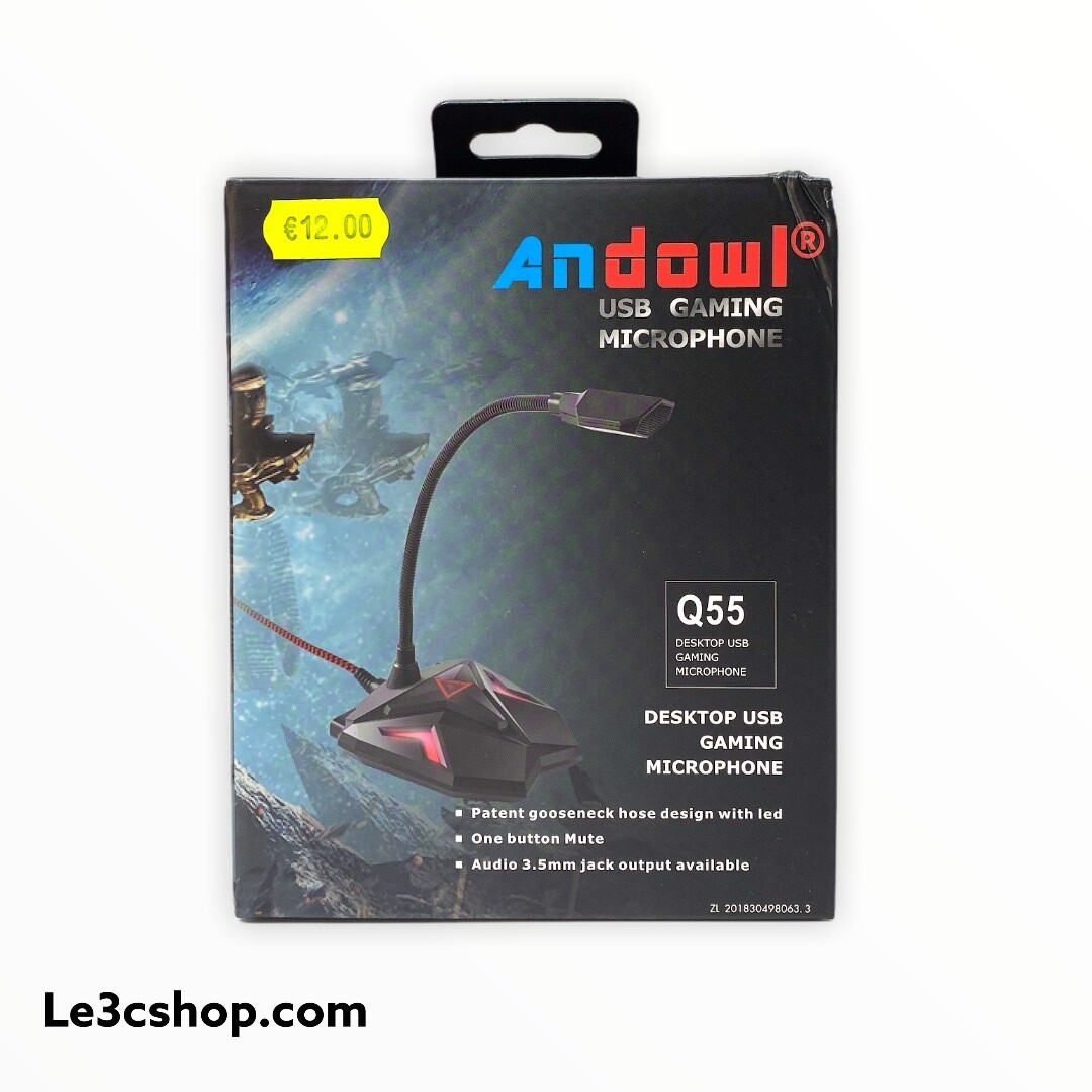 Microfono da Gaming usb Andowl