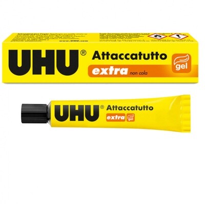 Uhu Colla Extra 20 ml: Adesivo Universale in Gel Trasparente