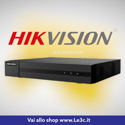 DVR Hikvision HD-CVI 8 canali + 8 IP 8 MP: registratore video professionale per la tua sicurezza.