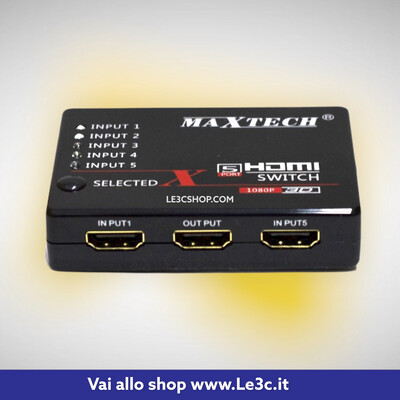 Switch hdmi 1 out 5 in maxtech