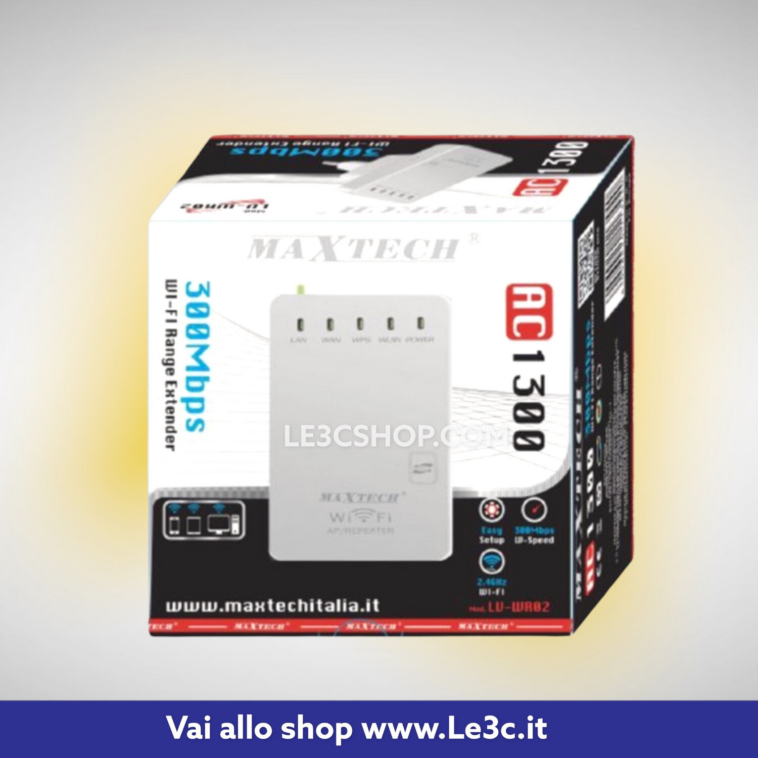 Repeter Wifi Extender Maxtech AC1300