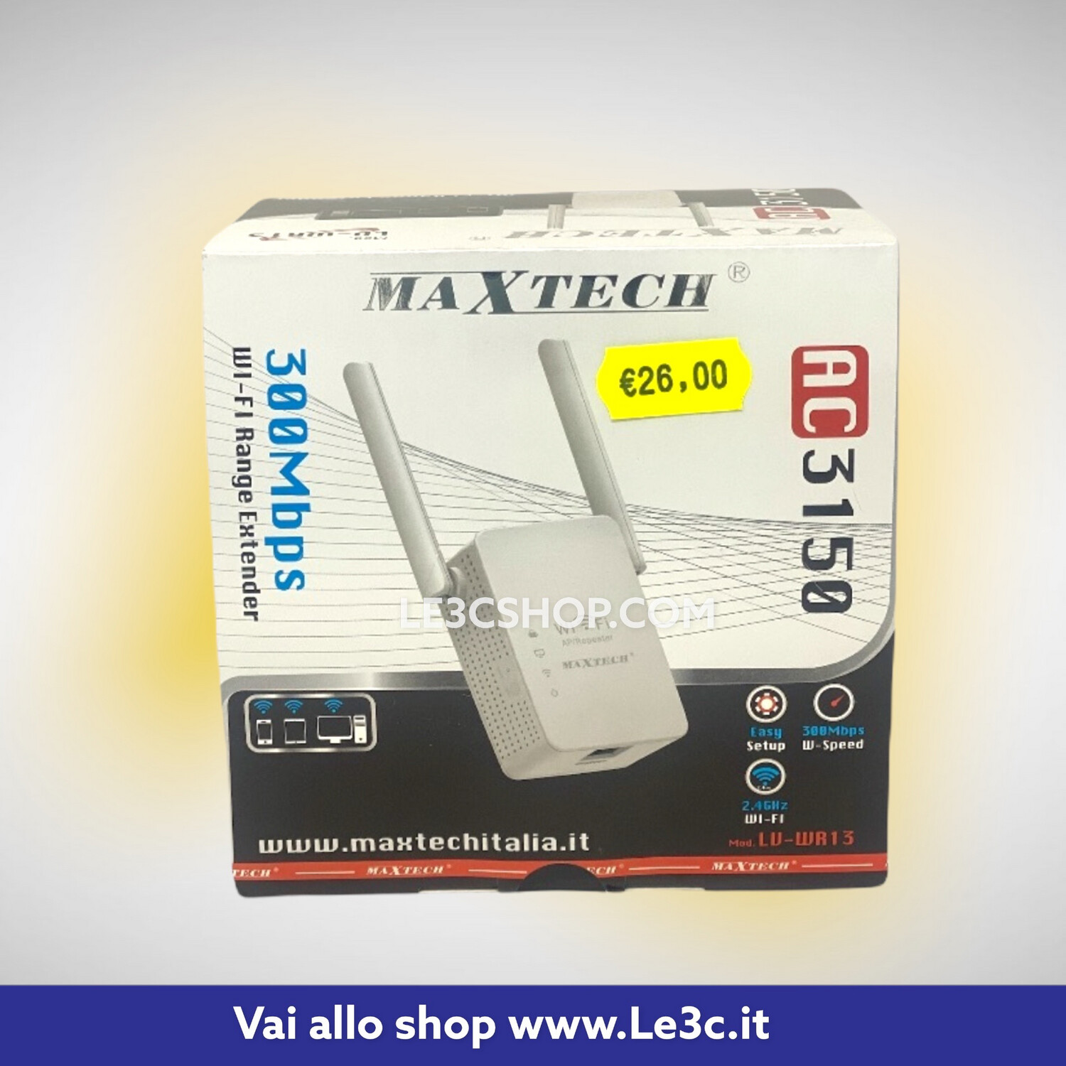 Repeter Wifi Extender Maxtech AC3150