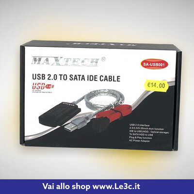 Adattatore Maxtech SA-USB001 SATA to IDE.
