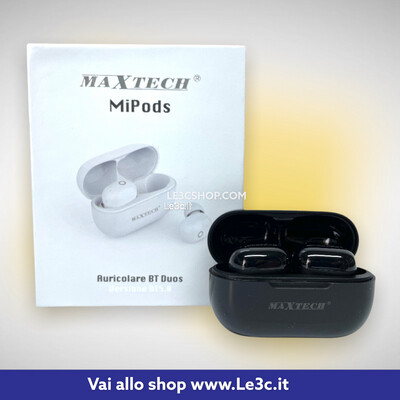 Auricolari Bluetooth duos Mi pods Maxtech 5.0 - Qualità del suono e libertà di movimento