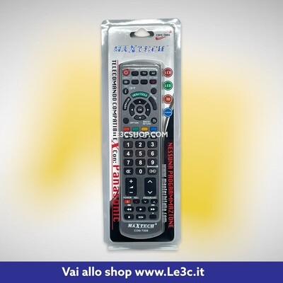 Telecomando Com-T006 Maxtech: Compatibile Panasonic, pronto all'uso!