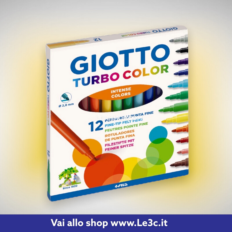 Giotto Pennarelli Turbo Color 12pz.