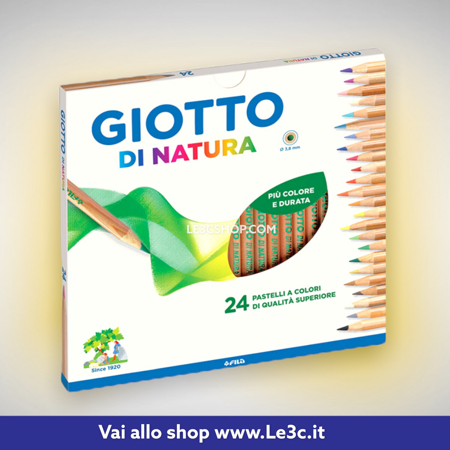 Giotto Pastelli di Natura a 24 colori