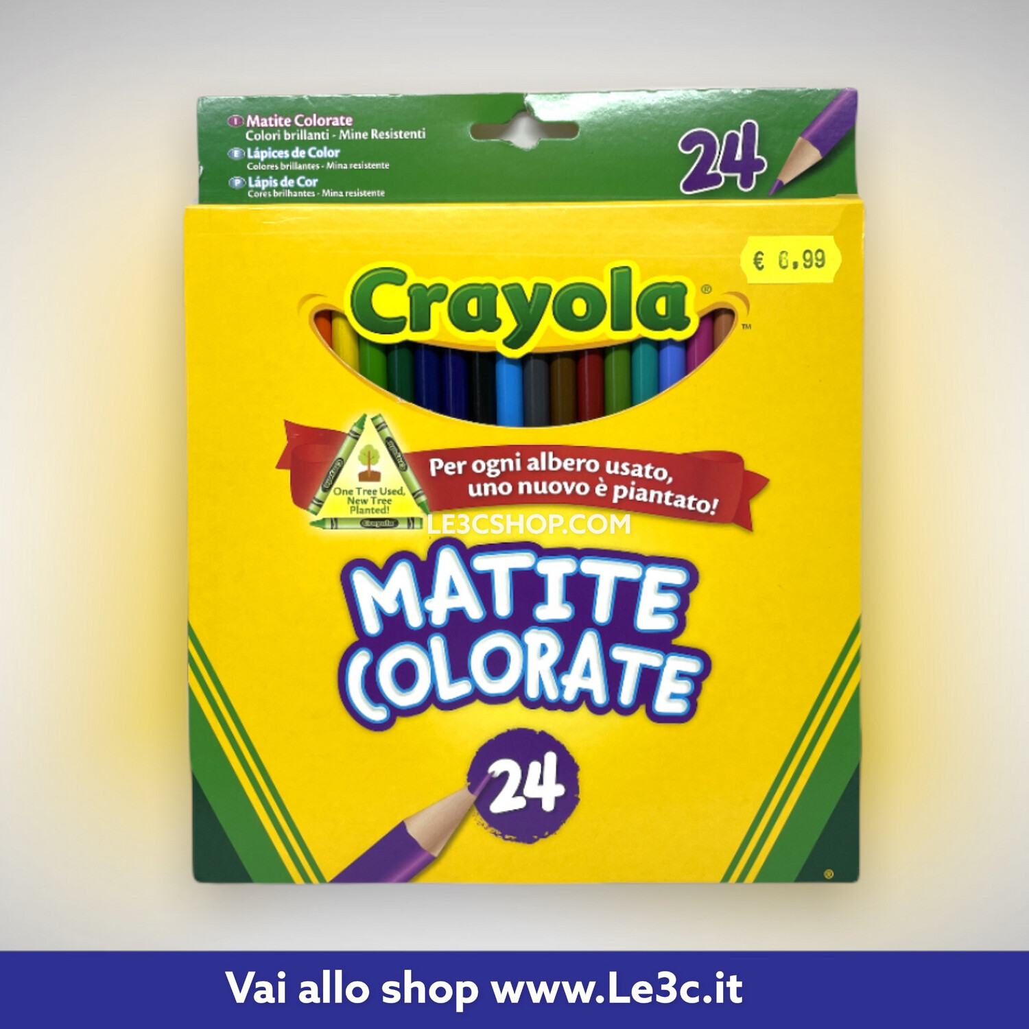 Pastelli Crayola 24 Matite colorate Craiola