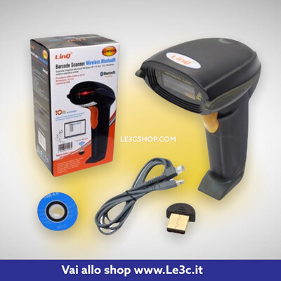 Barcode Scanner wireless bluetooth Lettore Codice A Barre linq