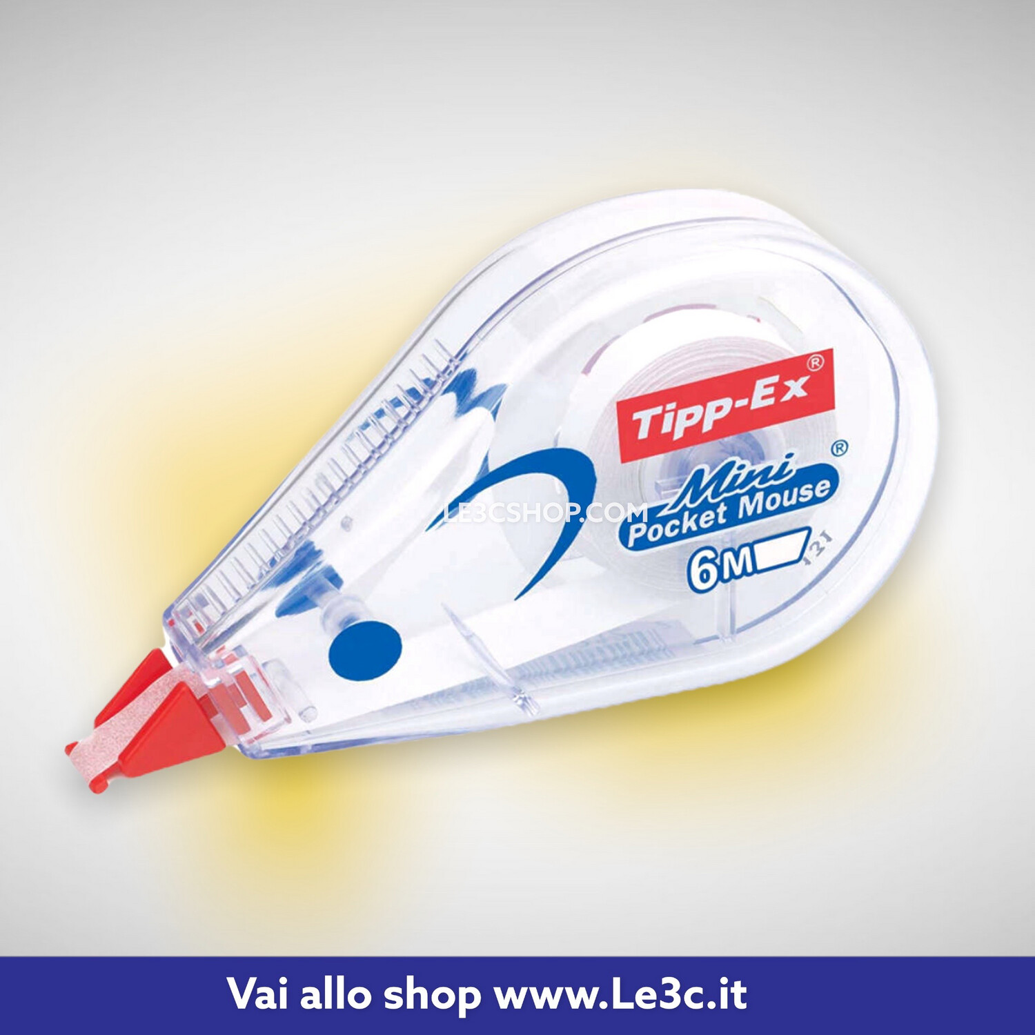 correttore a nastro bic tipp-ex mini poket mouse m