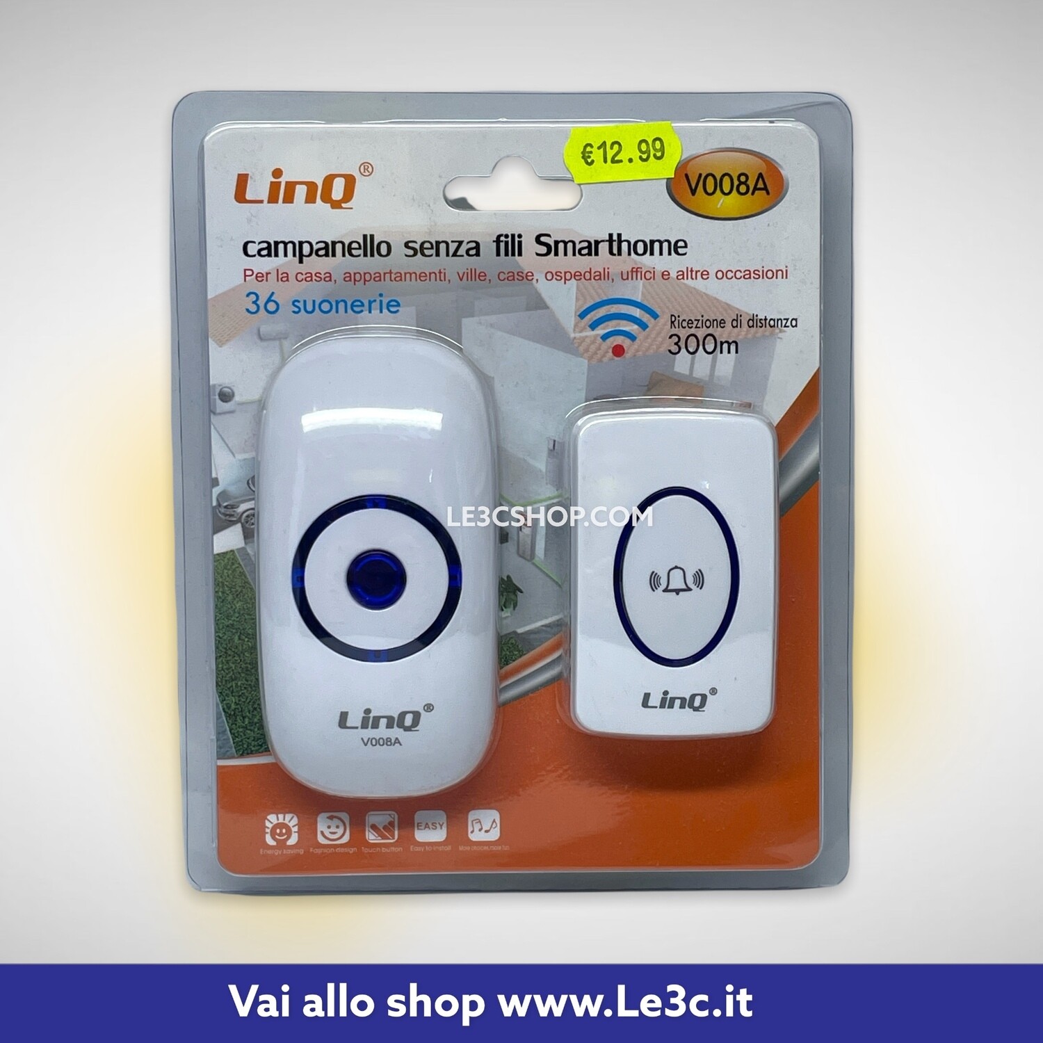 Campanello senza fili smarthome linq V008A