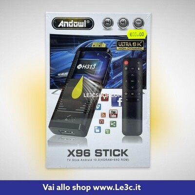 X96 tv stick Android 4 gb Ram android 10.0 64 gb rom 6k