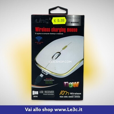 Mouse Wireless ricaricabile linq IT-W898C