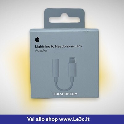 Lightning To Headphone Jack Apple Adattatore
