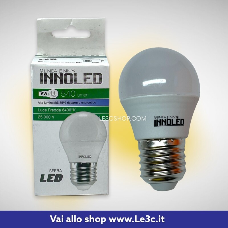 ​Lampadina Innoled Linea Jenny 6w  = 44w 540 ​lumen 6400K E2​7