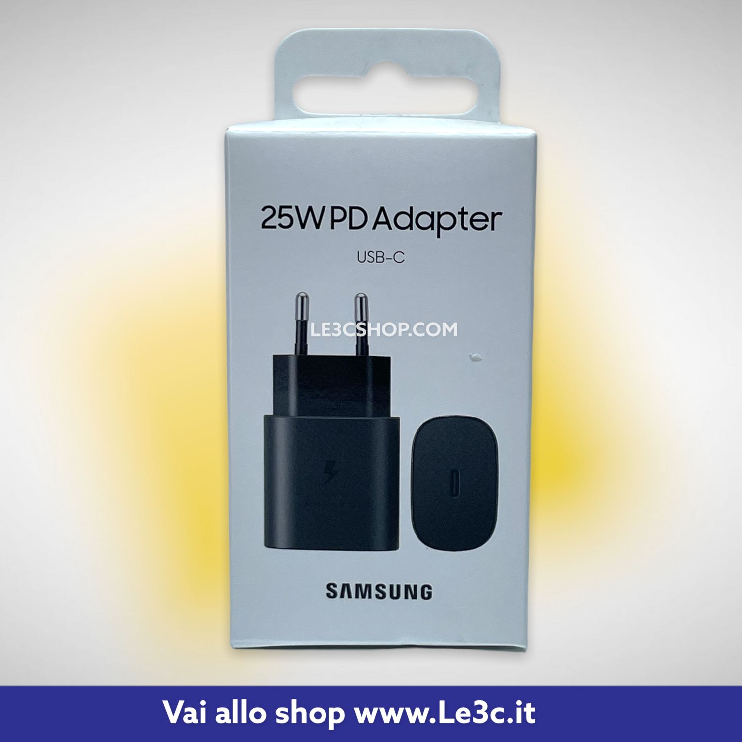 Travel adapter Samsung EP-TA800NBEGEU con porta USB Tipo C e ricarica rapida da 25W